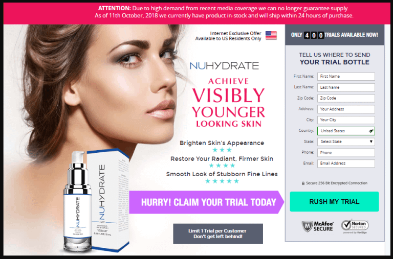 NuHydrate Anti Ageing Cream